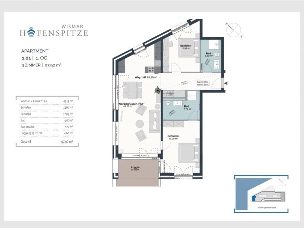 Hafenspitze App. 01 Apartment